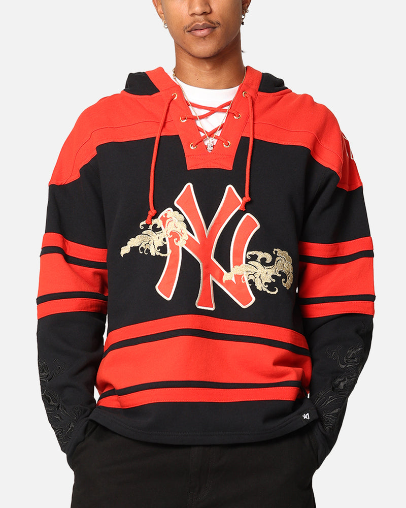 47 Brand New York Yankees 'Year Of The Dragon' Lacer Hoodie Jet Black