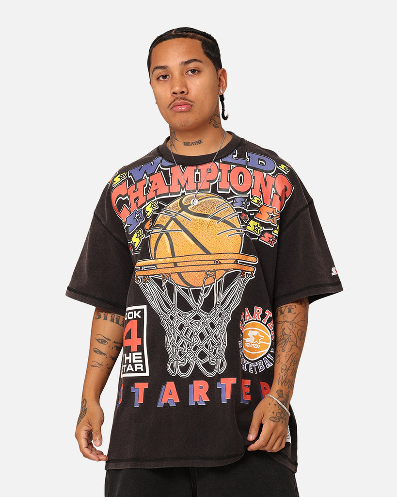 Starter World Champs T-Shirt Charcoal | Culture Kings