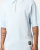 Carre Thorny 1/4 Zip Polo Shirt Light Blue