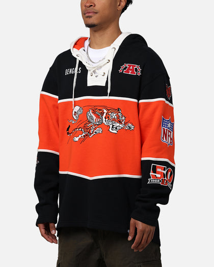 47 Brand Cincinnati Bengals NFL + Legacy Lacer Hoodie Jet Black