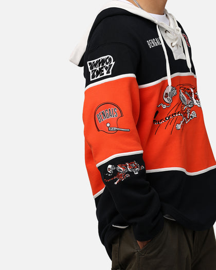 47 Brand Cincinnati Bengals NFL + Legacy Lacer Hoodie Jet Black