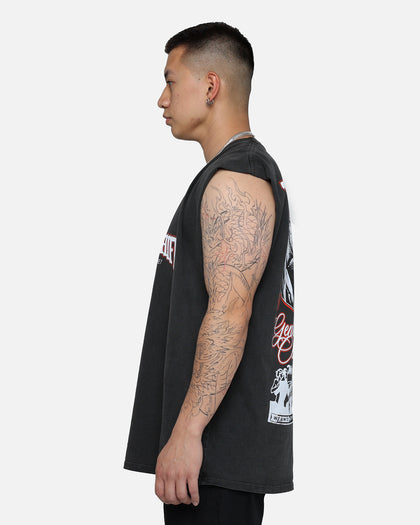 The Night Shift Gentlemen's Club Muscle T-Shirt Black Wash