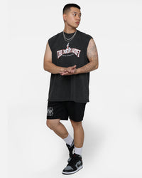 The Night Shift Gentlemen's Club Muscle T-Shirt Black Wash