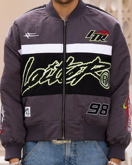 Loiter Racer Motor Jacket Charcoal Culture Kings