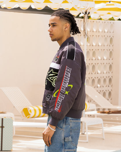 Loiter Racer Motor Jacket Charcoal