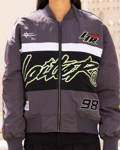 Loiter Racer Motor Jacket Charcoal