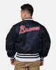 New Era X Alpha Series X MLB Atlanta Braves MA-1 Bomber Jacket Black