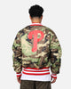New Era X Alpha Series X MLB Philadelphia Phillies MA-1 Bomber Jacket Red