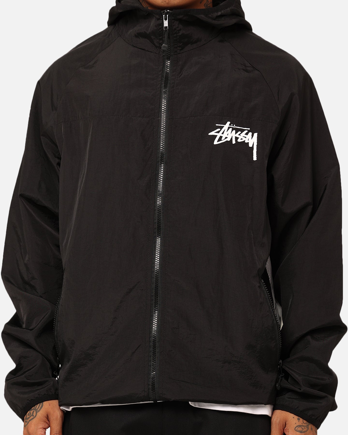 Stussy 8 Ball Fade Spray Jacket Black | Culture Kings