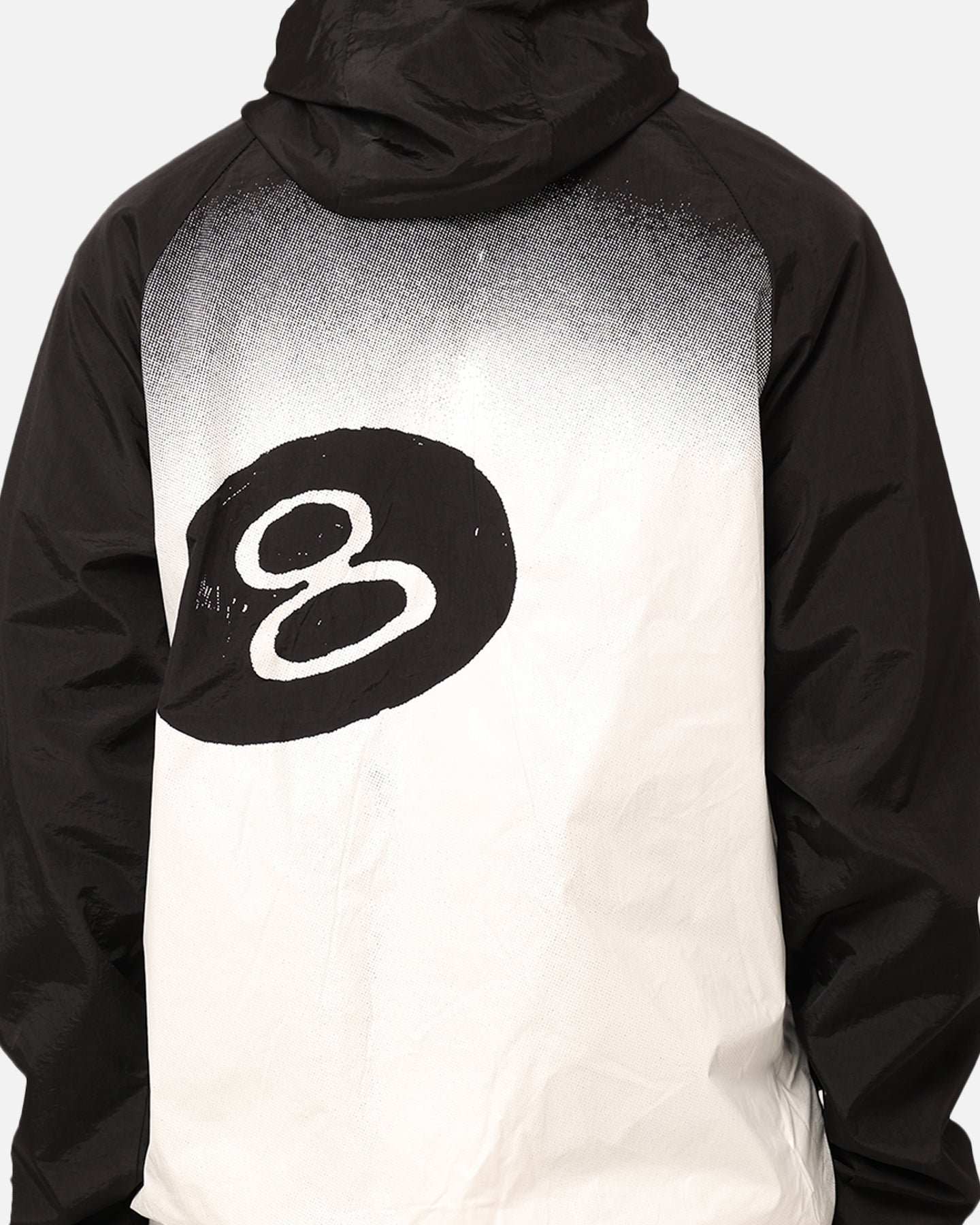 Stussy 8 Ball Fade Spray Jacket Black | Culture Kings