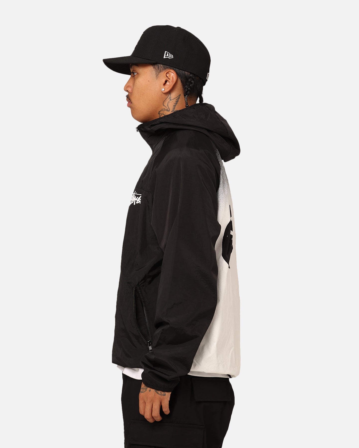 Stussy 8 Ball Fade Spray Jacket Black | Culture Kings