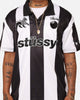 Stussy Football Polo Shirt Black/White