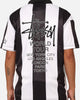 Stussy Football Polo Shirt Black/White