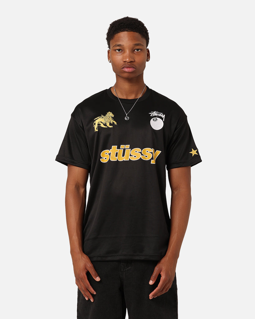 Stussy Football T-Shirt Black/Gold Culture Kings
