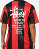 Stussy Football T-Shirt Black/Red