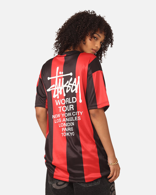 Stussy Football T-Shirt Black/Red