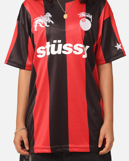 Stussy Football T-Shirt Black/Red