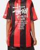 Stussy Football T-Shirt Black/Red
