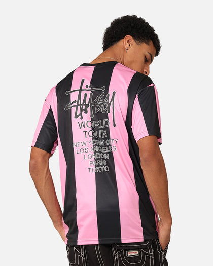 Stussy Football T-Shirt Black/Pink