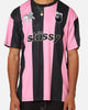 Stussy Football T-Shirt Black/Pink