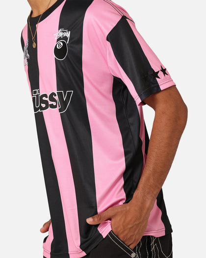 Stussy Football T-Shirt Black/Pink