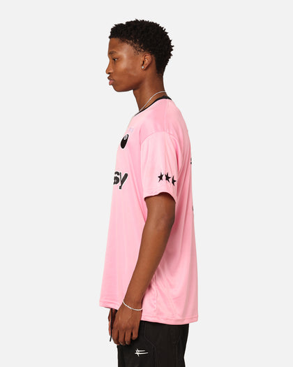 Stussy Football T-Shirt Pink