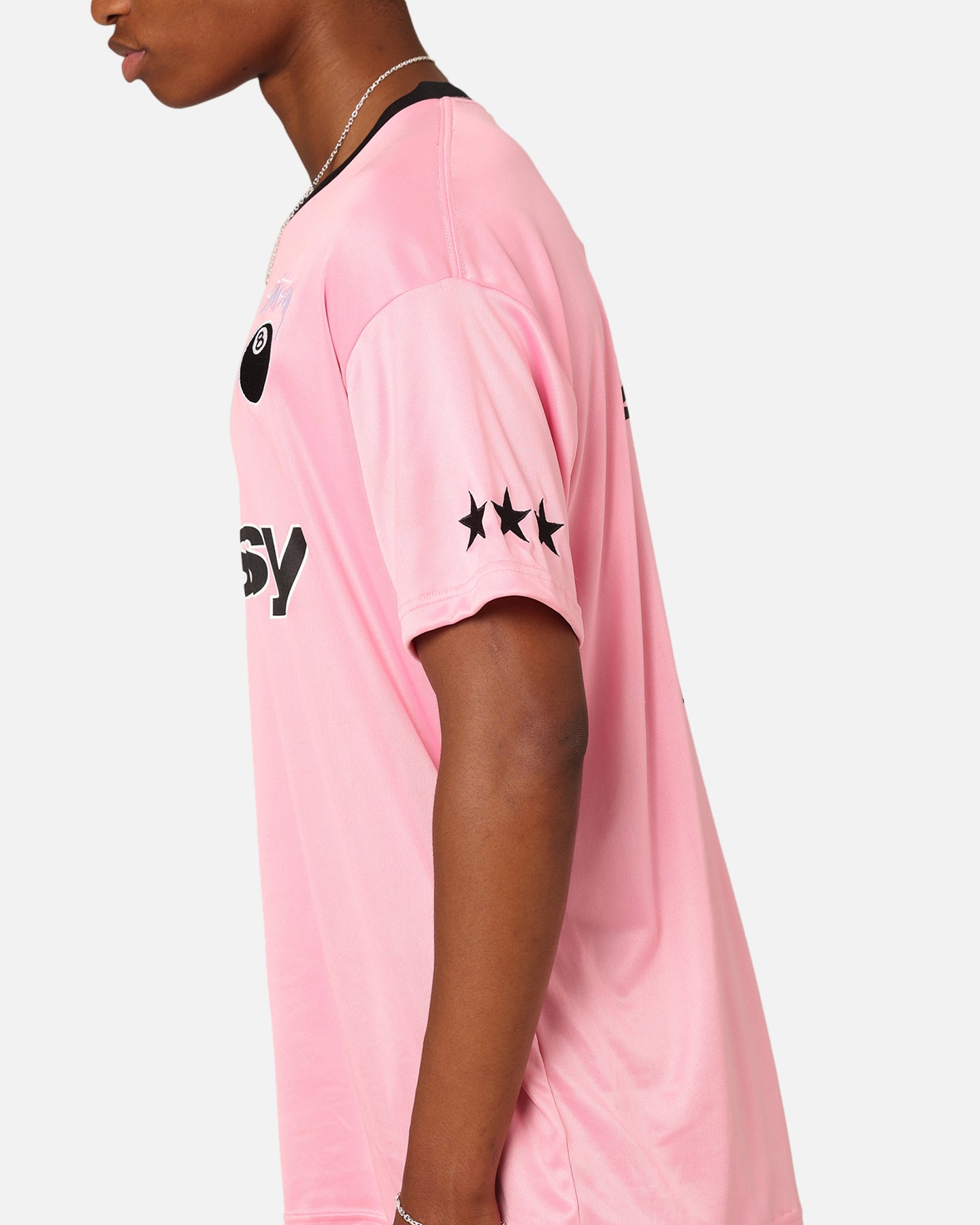 Stussy Football T-Shirt Pink | Culture Kings