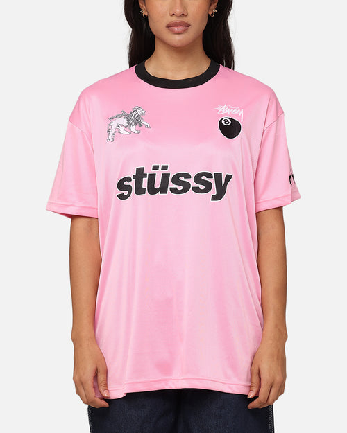 Stussy Football T-Shirt Pink