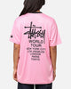 Stussy Football T-Shirt Pink
