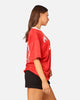 Stussy Football T-Shirt Red/White