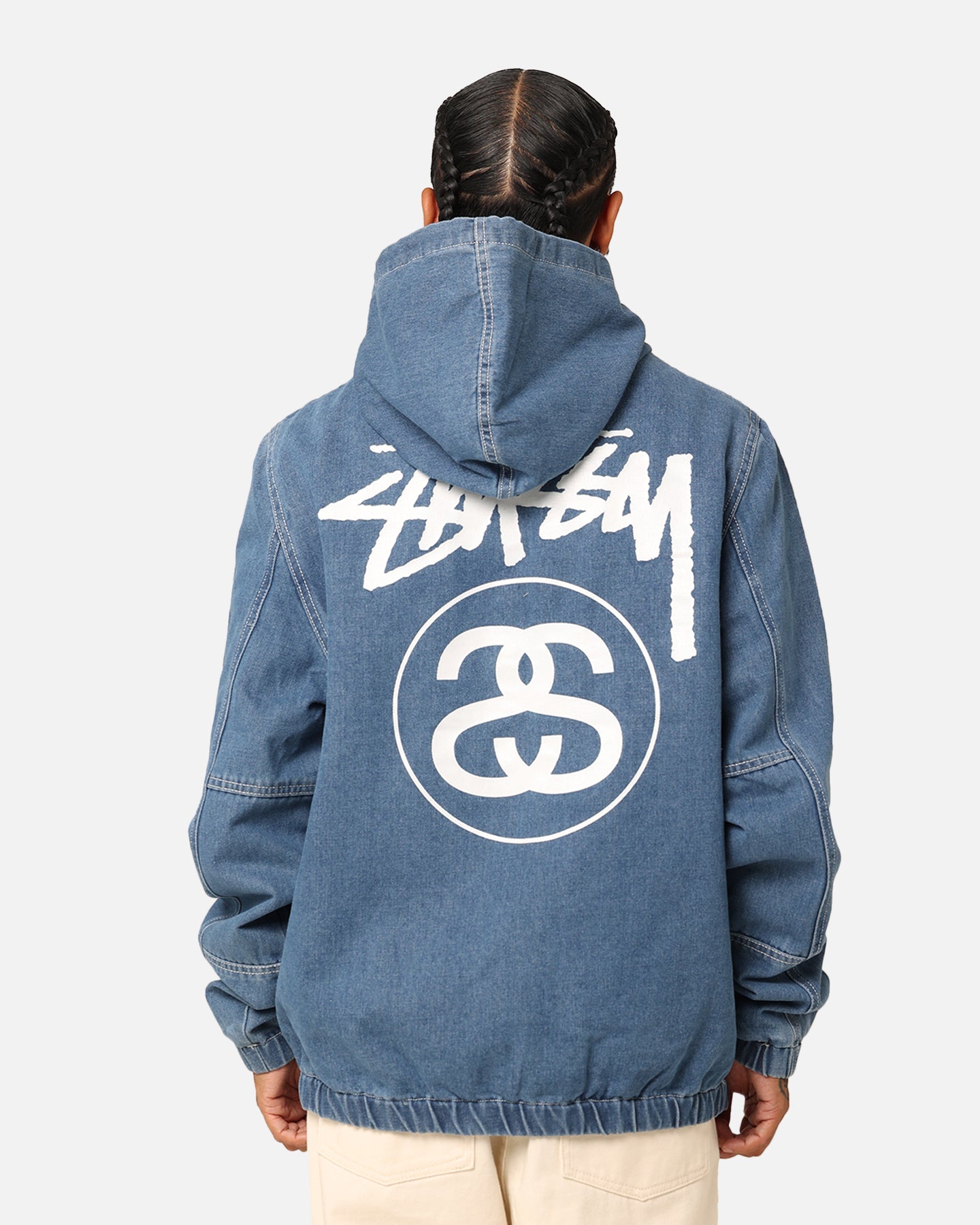 Stussy SS Link Lightweight Denim Jacket Indigo Denim | Culture Kings