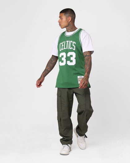 Mitchell & Ness Larry Bird Boston Celtics #33 Swing Jersey Kelly Green