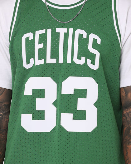 Mitchell & Ness Larry Bird Boston Celtics #33 Swing Jersey Kelly Green