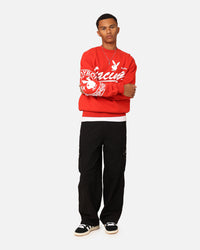 Playboy By Culture Kings Speedy Crewneck Red