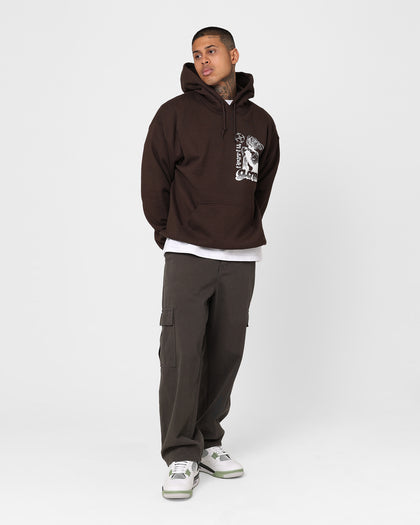 Goat Crew G.Crew Girl Hoodie Brown