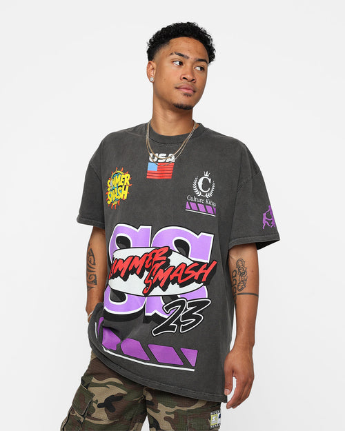 Summer Smash Motorsport T-Shirt Black Wash