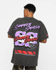 Summer Smash Motorsport T-Shirt Black Wash