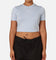 Nike Women's Sportswear Essential Slim Cropped T-Shirt Light Armoury Blue