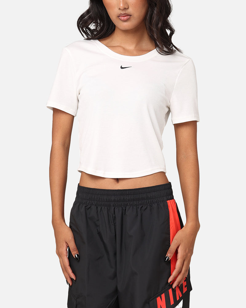 Nike Women's Sportswear Chill Knit T-Shirt Sail/Black