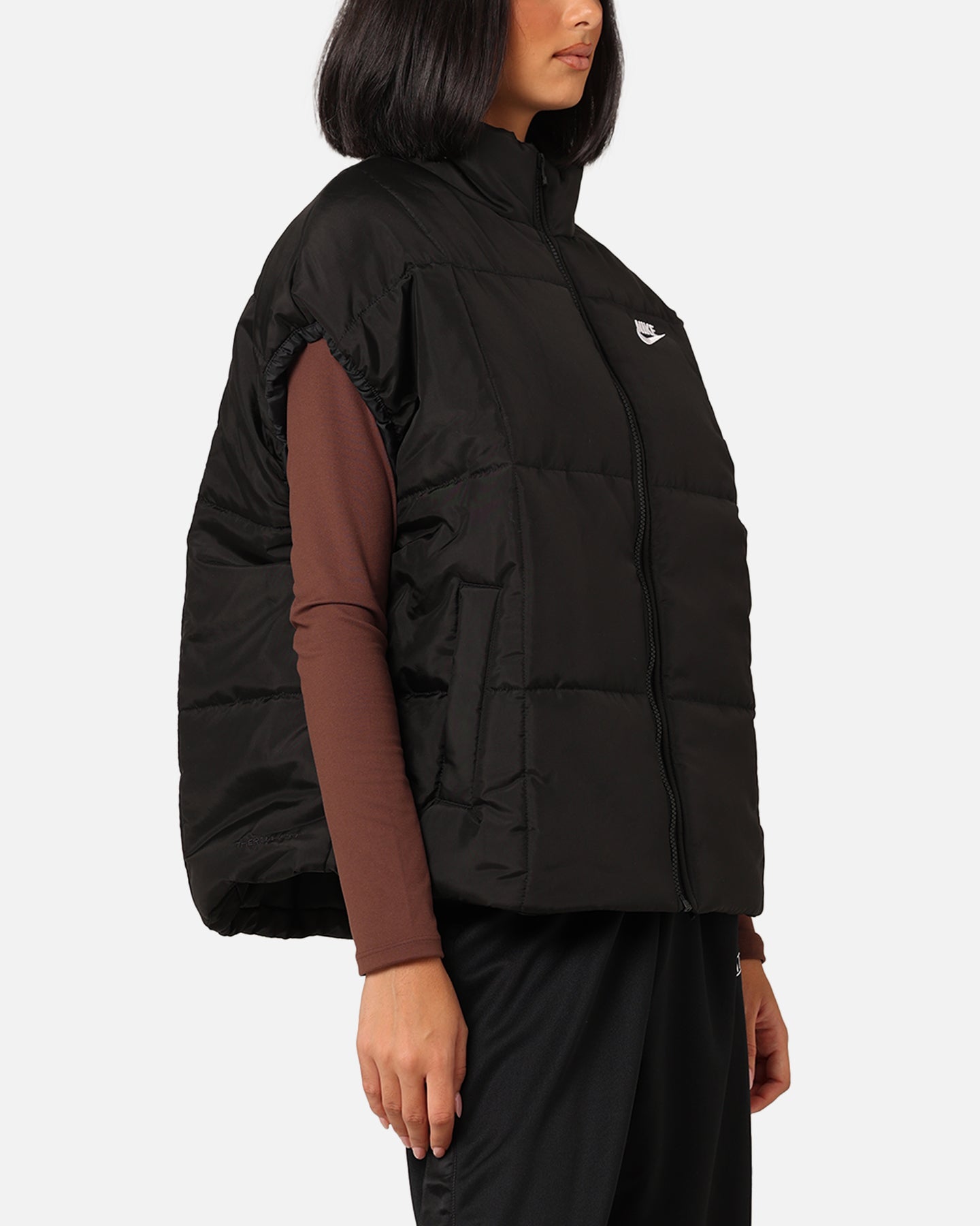 nike puffer vest womens