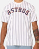 New Era Houston Astros Oversized T-Shirt White Pinstripe