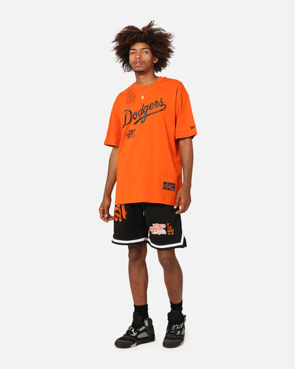 New Era Los Angeles Dodgers 'Scary Nights' Oversized T-Shirt Orange/Black