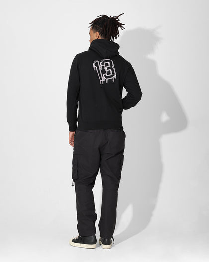 Saint Morta College Drip Hoodie Black