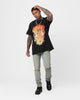 Last Kings Fiery Skull T-Shirt Black