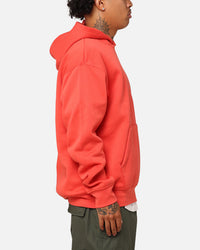 Jordan Essentials Brooklyn Fleece Printed Pullover Hoodie Lobster/White
