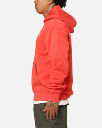 Jordan Essentials Brooklyn Fleece Printed Pullover Hoodie Lobster/White