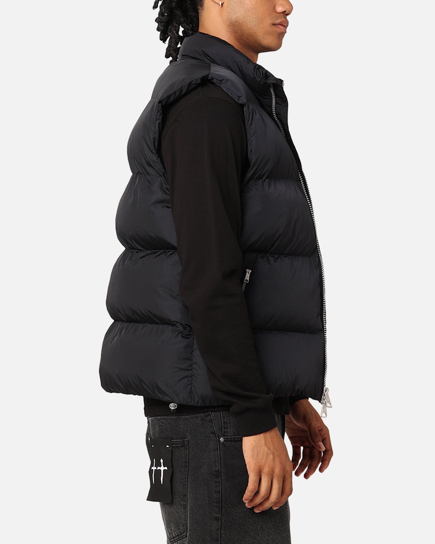 Jordan Essentials Statement Eco Vest Black/Sail | Culture Kings