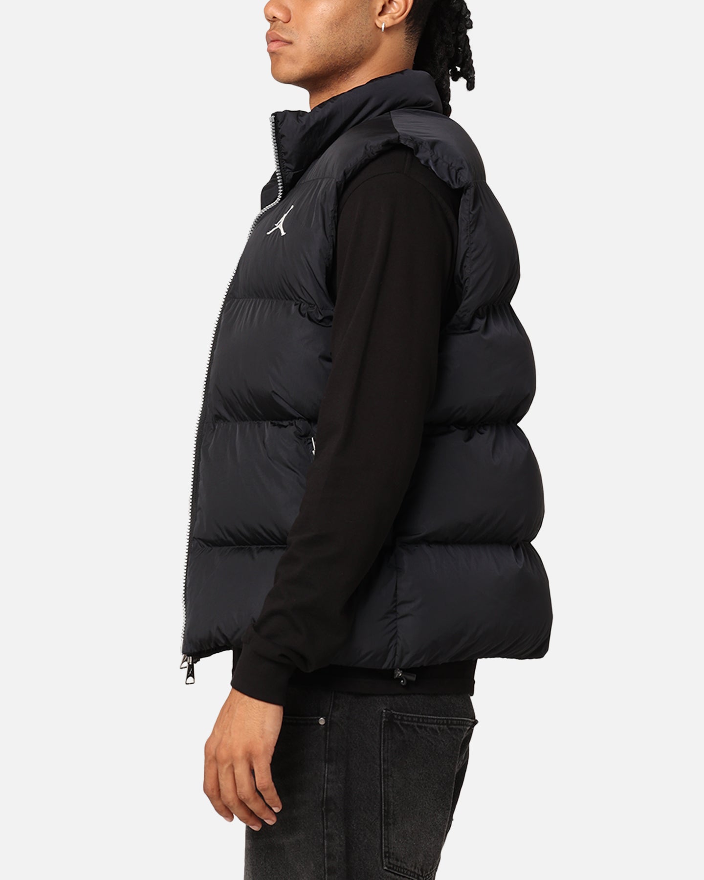 Jordan Essentials Statement Eco Vest Black/Sail | Culture Kings