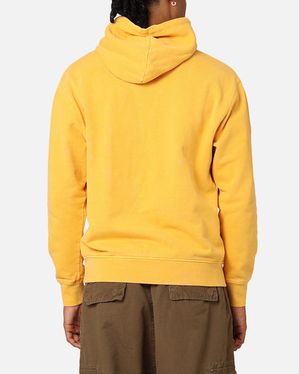 Jordan Essentials Flight Fleece Washed Pullover Hoodie Yellow Ochre