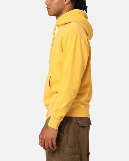 Jordan Essentials Flight Fleece Washed Pullover Hoodie Yellow Ochre
